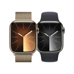 Apple Watch Series 9 GPS + Cellular 41mm Stainless Steel Case with Milanese Loop