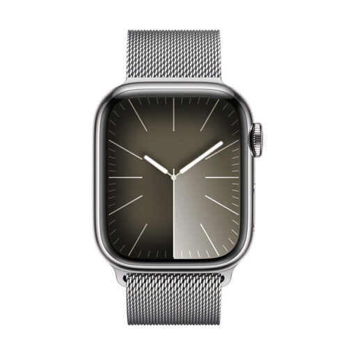 ⁦Apple Watch Series 9 GPS + Cellular 41mm Stainless Steel Case with Milanese Loop - Apple Watch Series 9 GPS + Cellular 41mm Gold Stainless Steel Case with Gold Milanese Loop⁩ – תמונה ⁦4⁩