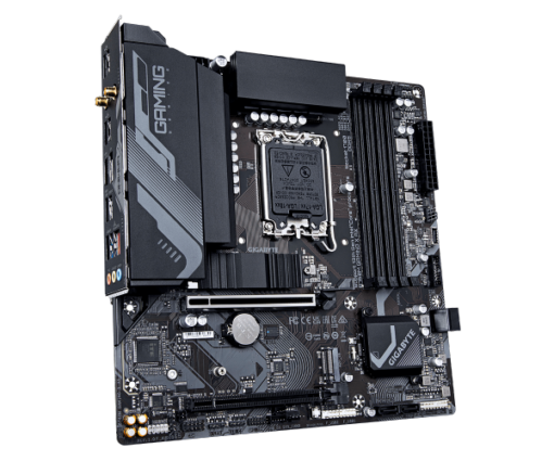 ⁦לוח אינטל דורות 12-14 Gigabyte B760M GAMING X AX 1.1 DDR5 Wifi BT⁩ – תמונה ⁦3⁩