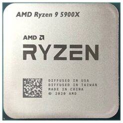 מעבד AMD Ryzen R9 5900X TRAY Cores 12 Threads 24 Up to 4.8Ghz