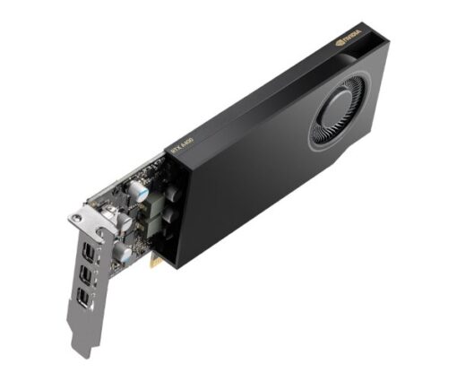 ⁦כרטיס מסך NVIDIA Quadro A400 4GB Ray Tracing 4 X mini-DP⁩ – תמונה ⁦2⁩