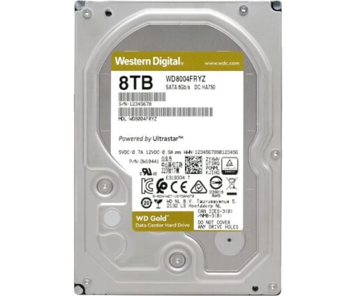 ⁦דיסק קשיח 3.5 לנייח WD 8TB Gold Enterprise 256MB Cache 7200RPM⁩ – תמונה ⁦2⁩