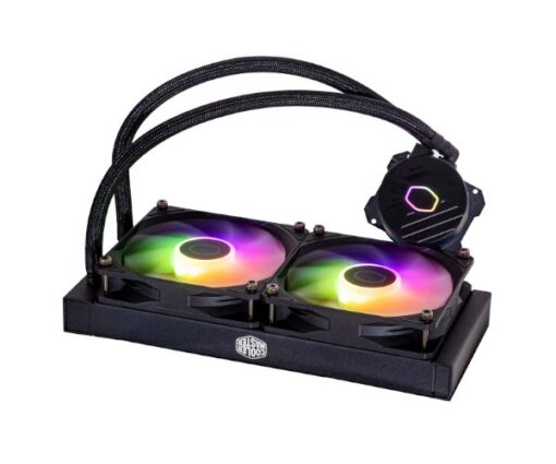 ⁦ק.נוזלי Cooler Maste MASTERLIQUID 240L CORE ARGB Black⁩ – תמונה ⁦2⁩