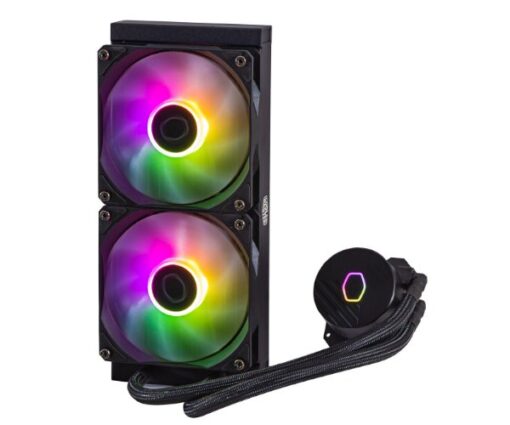 ⁦ק.נוזלי Cooler Maste MASTERLIQUID 240L CORE ARGB Black⁩ – תמונה ⁦3⁩