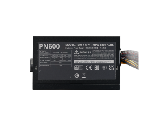 ⁦ספק כח Cooler Master Active PFC Peak 700W ELITE NEX PN600⁩ – תמונה ⁦2⁩