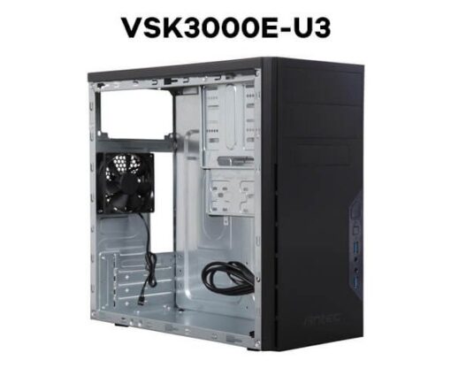 ⁦מארז ללא ספק ANTEC VSK3000E-U3 Mini TOWER ATX CASE⁩ – תמונה ⁦4⁩