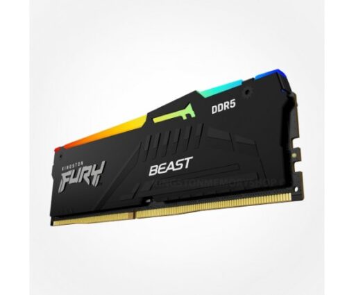 ⁦ז.לנייח Kingston Fury Beast BLACK RGB 64GB 2X32GB DDR5 6K Mhz C36⁩ – תמונה ⁦3⁩