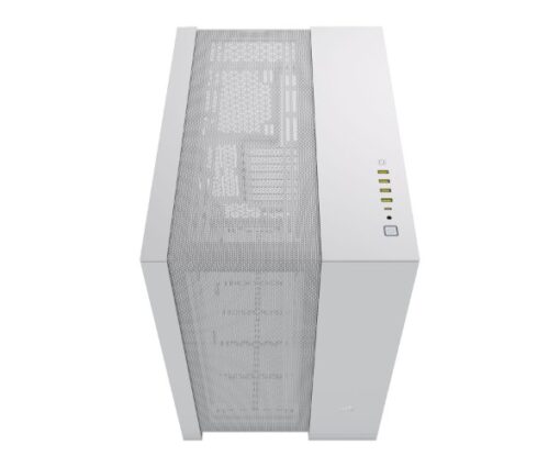 ⁦מארז Corsair 6500D AIRFLOW Mid-Tower E-ATX Tempered Glass White⁩ – תמונה ⁦4⁩