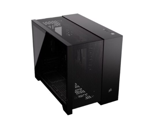 ⁦מארז Corsair 2500D AIRFLOW Mini-Tower mATX NO FANS Black⁩ – תמונה ⁦2⁩