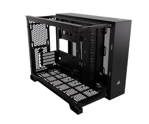 ⁦מארז Corsair 2500D AIRFLOW Mini-Tower mATX NO FANS Black⁩ – תמונה ⁦5⁩