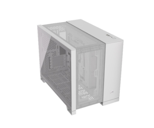 ⁦מארז Corsair 2500D AIRFLOW Mini-Tower mATX White NO FANS⁩ – תמונה ⁦2⁩