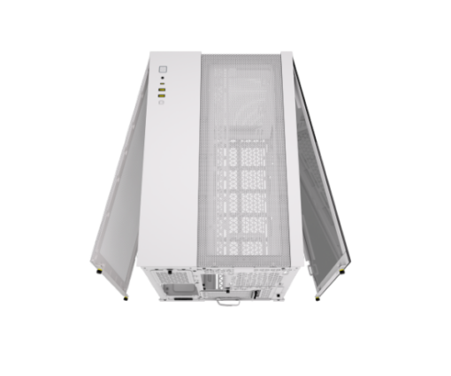 ⁦מארז Corsair 2500D AIRFLOW Mini-Tower mATX White NO FANS⁩ – תמונה ⁦4⁩