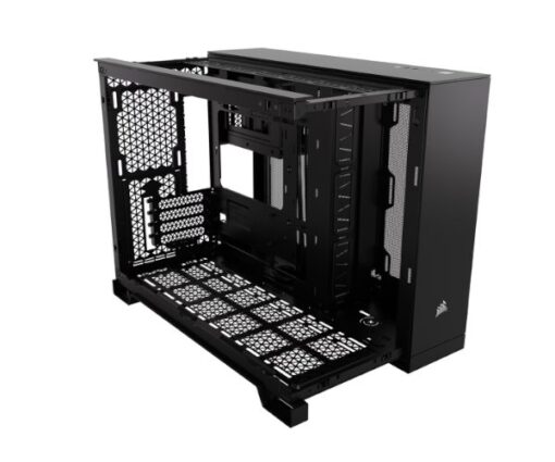 ⁦מארז Corsair 2500X Mini-Tower mATX Tempered Glass NO FANS⁩ – תמונה ⁦3⁩