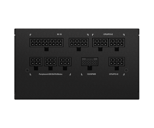 ⁦ספק Gigabyte UD850GM PG rev2.0 5 850W 80 plus Gold PCIE 5 Modular⁩ – תמונה ⁦4⁩