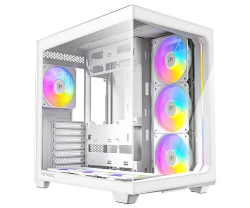 ⁦מארז לבן Antec C5 RGB Mid-Tower ATX 7x ARGB FANS Incl Type-C⁩ – תמונה ⁦2⁩