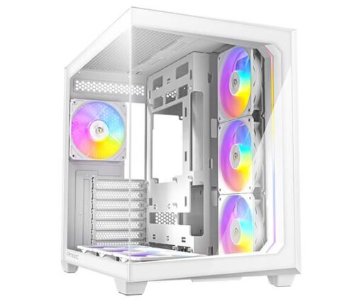 ⁦מארז לבן Antec C5 RGB Mid-Tower ATX 7x ARGB FANS Incl Type-C⁩ – תמונה ⁦3⁩