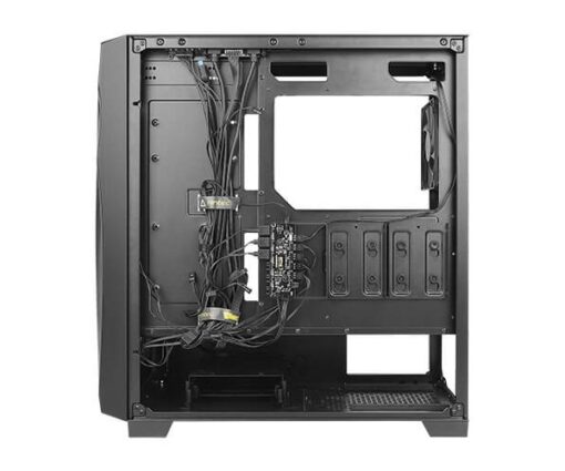 ⁦מארז ANTEC DF700 FLUX Tempered Glass RGB Mid tower Black Case⁩ – תמונה ⁦4⁩