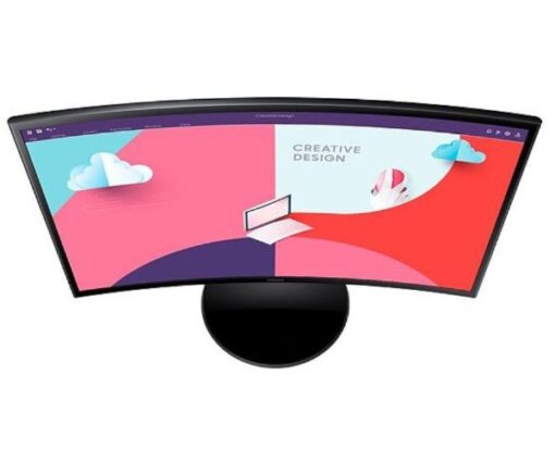 ⁦מסך מחשב קעור SAMSUNG 27 אינץ' FHD 100Hz 4ms FreeSync VGA HDMI באחריות יבואן רשמי 3 שנים⁩ – תמונה ⁦4⁩