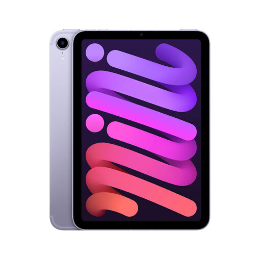⁦iPad mini 6th Gen Wi-Fi + Cellular 64GB - Purple⁩ – תמונה ⁦3⁩