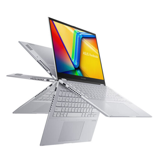 ⁦ASUS Vivobook S 14 Flip OLED TP3402VA-14.0 Touch  i7-13700H 16GB DDR4 1TB M.2 SSD Silver FD 1yOS⁩ – תמונה ⁦2⁩