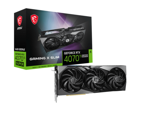 ⁦כרטיס מסך MSI GeForce RTX 4070 Ti SUPER 16G GAMING X SLIM⁩ – תמונה ⁦2⁩