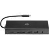 מתאם HP Travel USB-C רב-יציאות עם 7 יציאות HDMI VGA USB SD באחריות יבואן רשמי לשנתיים