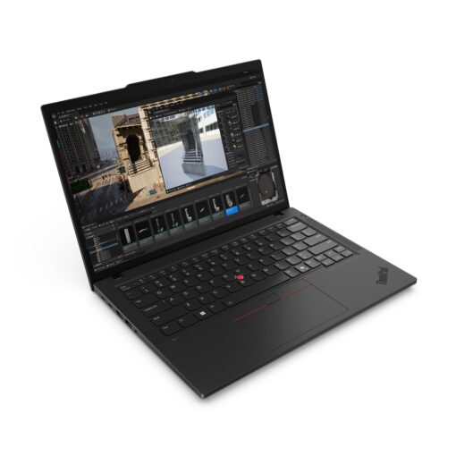 ⁦מחשב נייד Lenovo ThinkPad P14s Ryzen7 32GB 1TB 14 AMD Radeon 780M Win11P שחור באחריות יבואן רשמי 3 שנים⁩ – תמונה ⁦3⁩