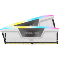 זיכרון למחשב Corsair Vengeance RGB DDR5 32GB 6000MHz C36 לבן 2X16 באחריות יבואן רשמי 3 שנים