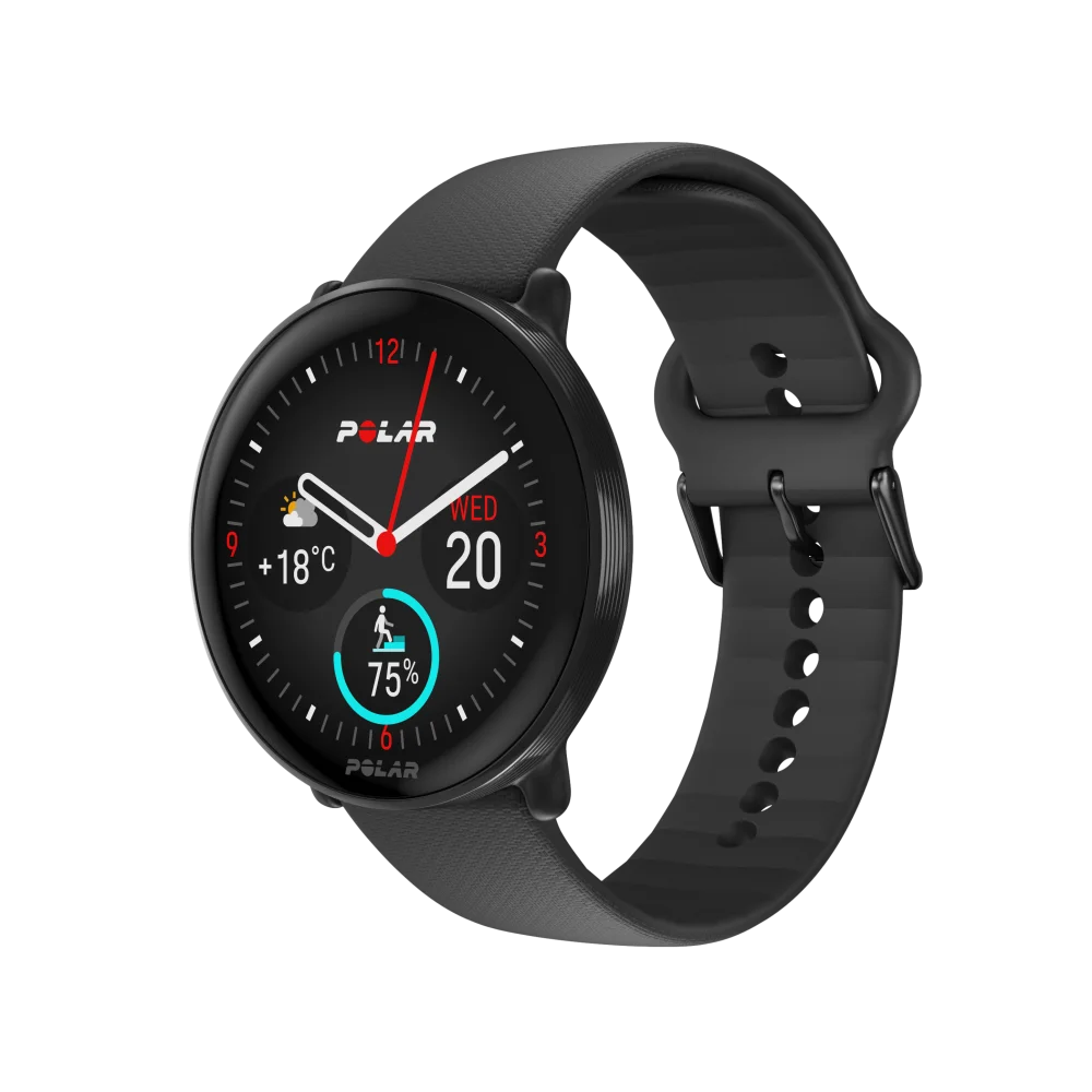 שעון כושר Polar Ignite 3 – מסך AMOLED מגע 1.85 אינץ' – GPS – עד 100 שעות אימון – שחור