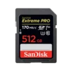 כרטיס זיכרון SD 512GB SanDisk Extreme PRO UHS-I V30 170MB/s באחריות יבואן רשמי