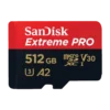 כרטיס זיכרון מיקרו SANDISK Extreme 512GB 4K U3 V30 200MB/s באחריות יבואן רשמי