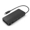 דוקינג נייד Lenovo USB-C תומך 2 מסכים DisplayPort HDMI 5 יציאות באחריות יבואן רשמי