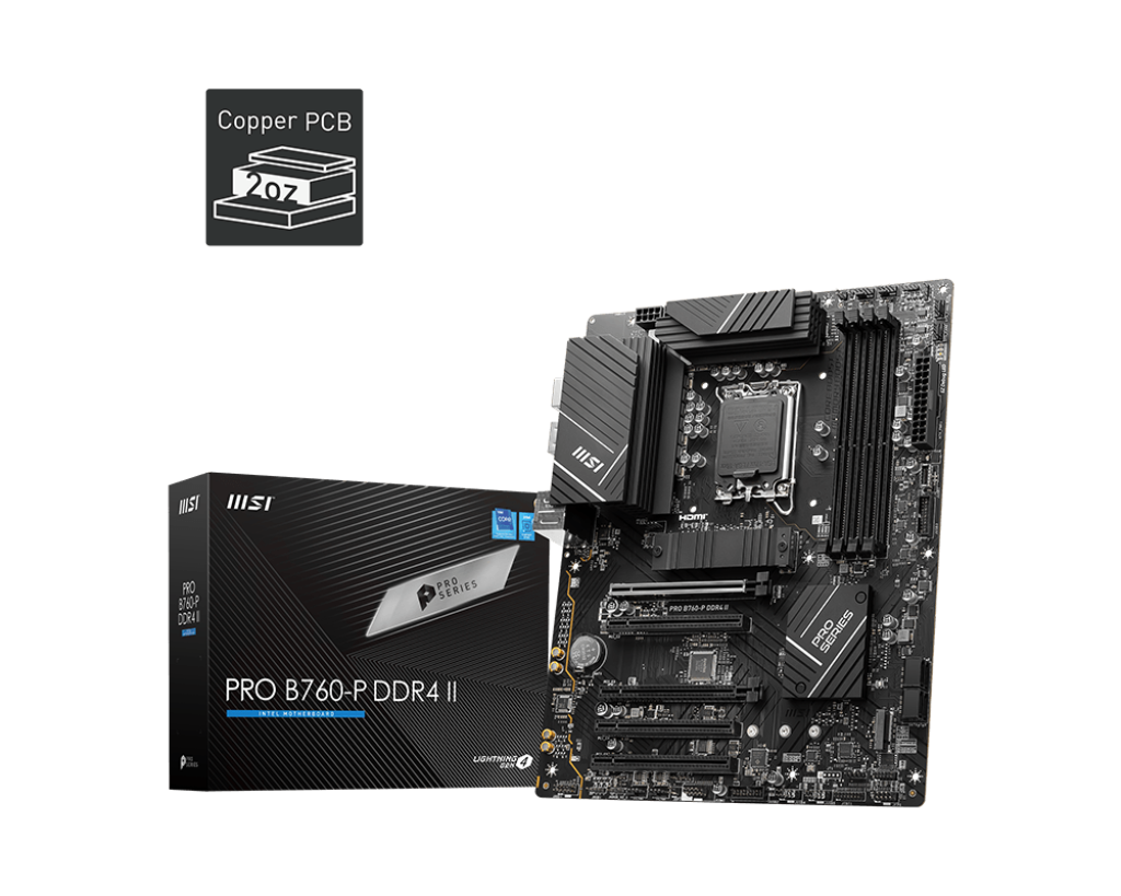 לוח אם MSI PRO B760-P DDR4 II