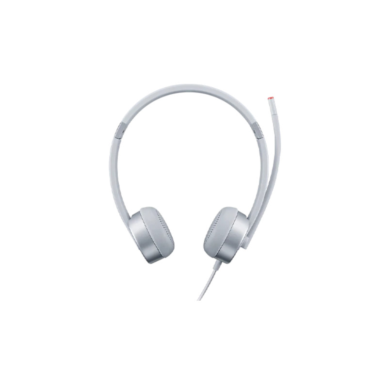 אוזניות קשת Lenovo 100 Stereo – חיבור 3.5 מ״מ, דרייבר 30 מ״מ, מיקרופון – תמונה 2