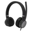 אוזניות Lenovo 100 Stereo USB עם מיקרופון חוטיות קלות 0.3 ק"ג באחריות יבואן רשמי