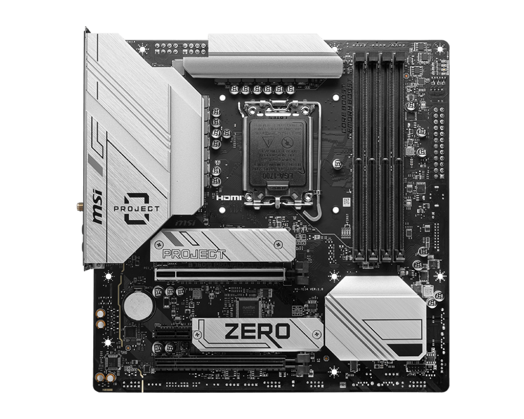 לוח אם MSI B760M PROJECT ZERO WIFI – תמונה 3
