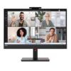 מסך מחשב Lenovo ThinkVision 27 אינץ' QHD IPS 75Hz עם רמקולים, שחור, 3 שנות אחריות יבואן רשמי