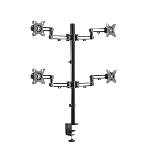 ⁦מתקן תליה קיר LUMI למסך מקלדת 13-32 אינץ' VESA 360° קפיץ גז באחריות יבואן רשמי 3 שנים⁩ – תמונה ⁦6⁩