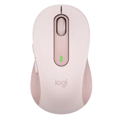 עכבר אלחוטי Logitech M650 Large BT 2.4 אלחוטי ורוד 4000DPI 24 חודשי סוללה באחריות יבואן רשמי