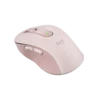 עכבר אלחוטי Logitech Signature M650 בינוני ורוד BLE 4000DPI 24 חודשי סוללה באחריות יבואן רשמי