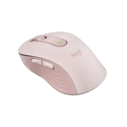 עכבר אלחוטי Logitech Signature M650 בינוני ורוד BLE 4000DPI 24 חודשי סוללה באחריות יבואן רשמי