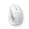 עכבר אלחוטי לוגיטק LIFT ארגונומי למק 4000DPI OFF WHITE באחריות יבואן רשמי