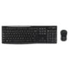 סט מקלדת ועכבר אלחוטי Logitech MK270 שחור USB אלחוטי Windows 10/8/7 באחריות יבואן רשמי