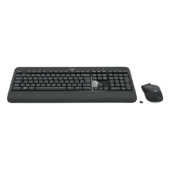 סט מקלדת ועכבר אלחוטיים Logitech MK540 שחור מלא ארגונומי USB אלחוטי עמיד בנוזלים טווח 10 מטר באחריות יבואן רשמי