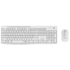 מקלדת ועכבר אלחוטיים Logitech MK295 שקטים לבן עברית אנגלית 36 חודשי סוללה באחריות יבואן רשמי