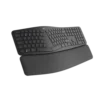מקלדת אלחוטית ארגונומית Logitech Ergo K860 Bluetooth USB תומכת Windows ו-Mac, 456x233x48 מ"מ, באחריות יבואן רשמי לשנתיים