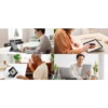 מקלדת וכיסוי Logitech Combo Touch iPad Pro 12.9 דור 5 עם תאורה אחורית, 4 מצבי שימוש, תואם Apple Pencil באחריות יבואן רשמי