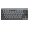 מקלדת אלחוטית מכנית Logitech MX Mechanical MINI Bluetooth USB-C נטענת עם תאורה אחורית 15 ימי סוללה באחריות יבואן רשמי