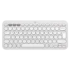 מקלדת Logitech Pebble Keys 2 K380S לבן Bluetooth אלחוטית 3 שנות סוללה באחריות יבואן רשמי