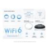 אקסס פוינט TP-Link Deco X50-PoE AX3000 3 יחידות Mesh WiFi 6 2.5G PoE באחריות יבואן רשמי